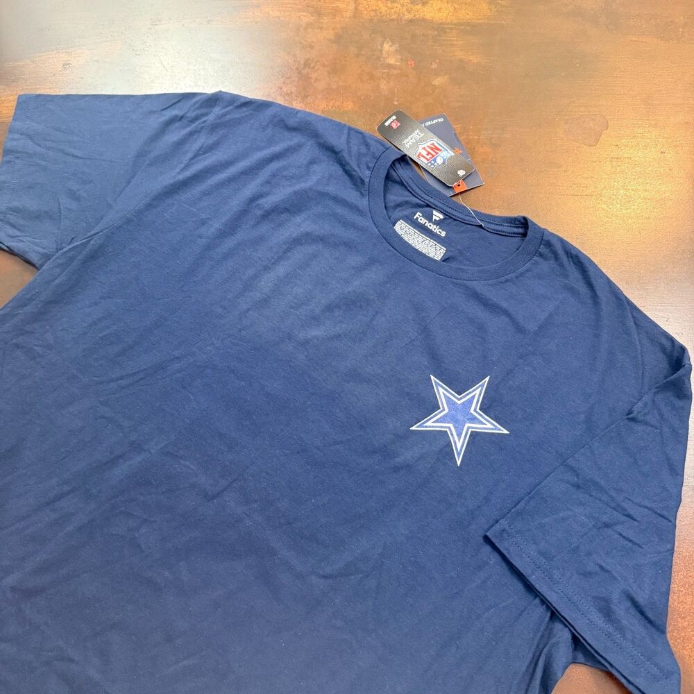 Dallas Cowboys blue Tee Shirt Team Apparel 47 Brand NWT Texas Football NFL